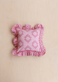 Cotton Cushion Cover in Pink Diamond