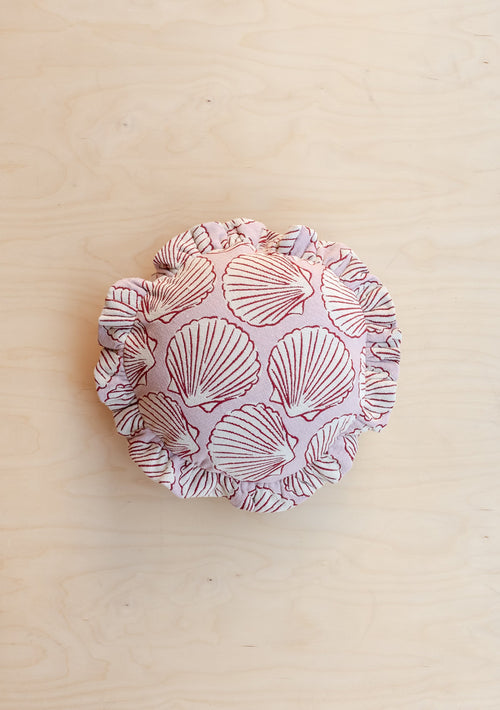 Cotton Cushion Cover in Pink Shell
