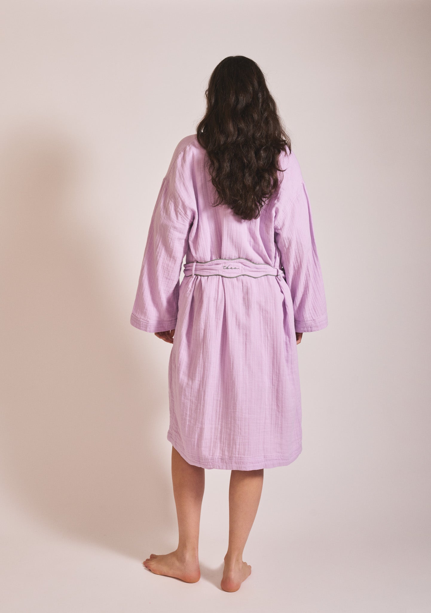 Cotton Robe in Lilac