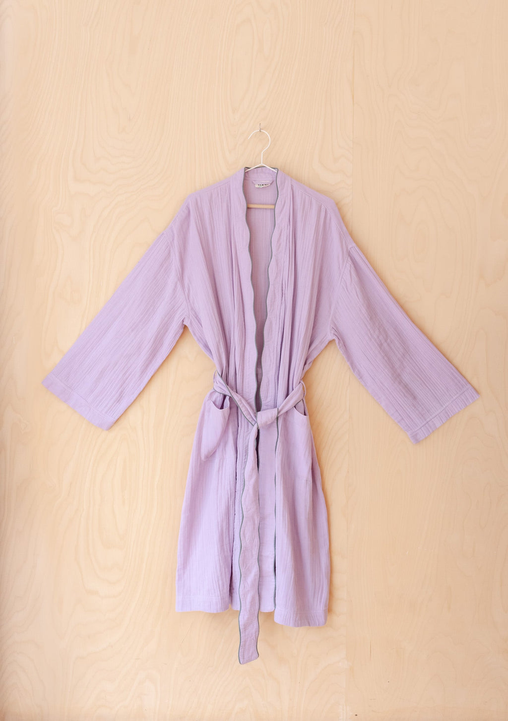 Cotton Robe in Lilac